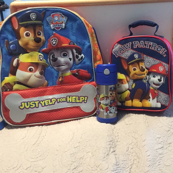 paw patrol light up backpack